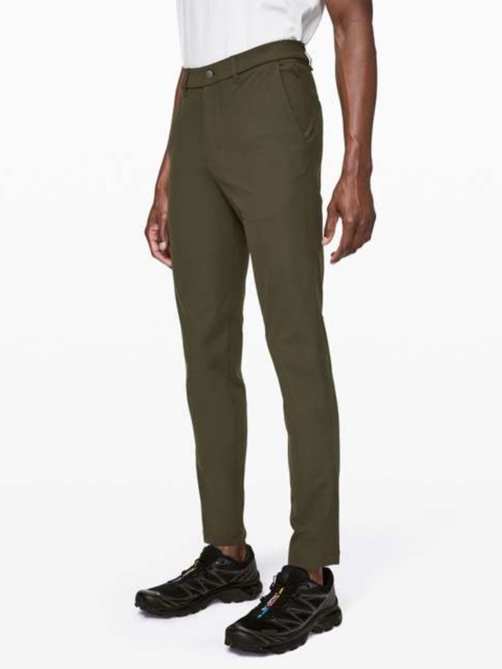 Lululemon Commission Slim-Fit Warpstreme Pant in Deep Olive - Size 30
